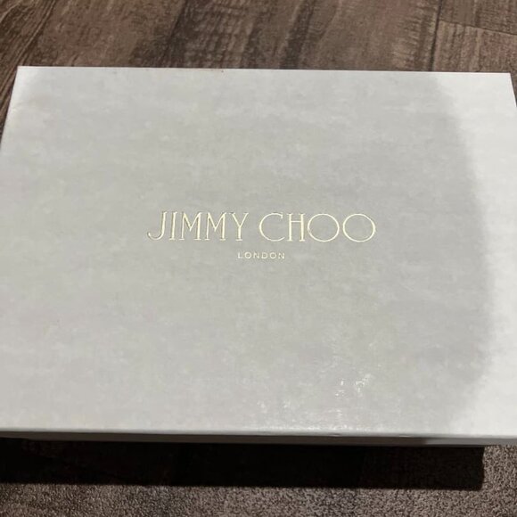 Jimmy Choo Pink Glitter Pointed Pumps - Picture 9 of 9